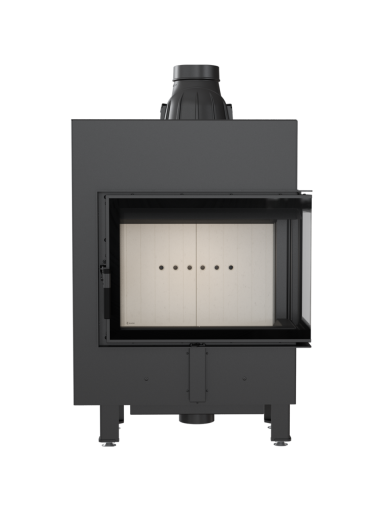 Kratki plieninis židinys Lucy Slim 12 P/BS 8,0kW