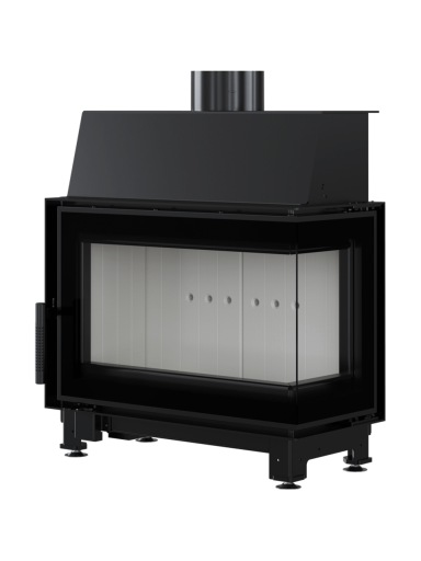 Kratki plieninis židinys Simple S P/BS, 6kW