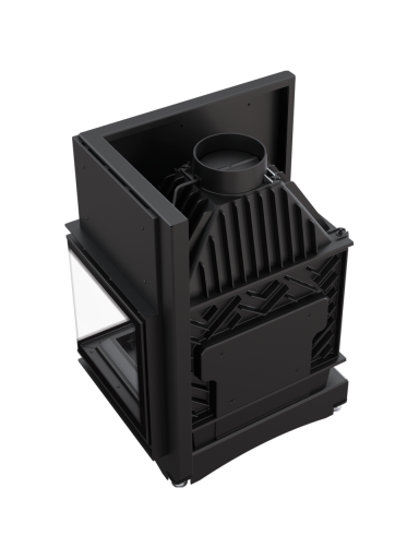 Kratki ketinis židinys Zuzia ECO 12 P/BS DECO 12kW