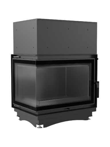 Kratki plieninis židinys Zuzia PW 15 L/BS DECO 12kW
