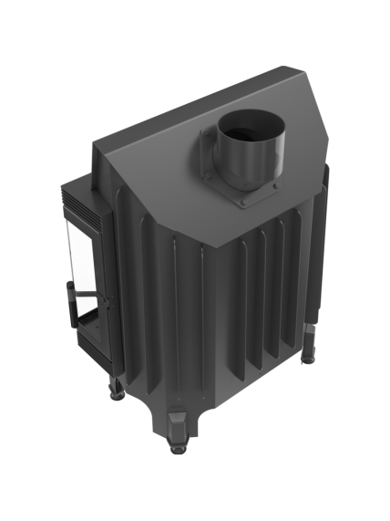 Kratki plieninis židinys Blanka 11 L/P BS 11,0kW 3