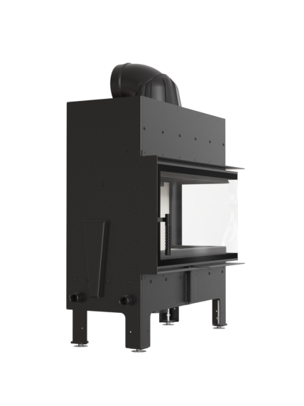 Kratki plieninis židinys Floki L P/BS 12,0kW 2