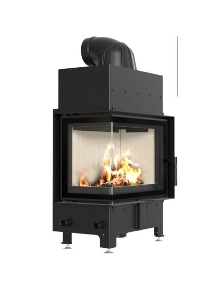 Kratki plieninis židinys Floki S L/BS 8,0kW, kampinis Kratki plieninis židinys Floki S L/BS 8,0kW, kampinis