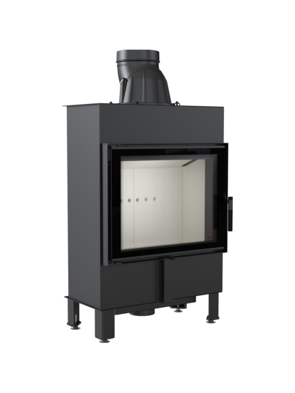 Kratki plieninis židinys Lucy Slim 12 12,0kW