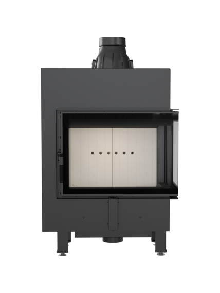 Kratki plieninis židinys Lucy Slim 12 P/BS 8,0kW 1