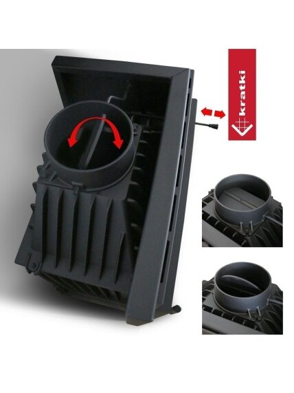Kratki ketinis židinys Maja 8 P/BS DECO, 8kW 4 Kratki ketinis židinys Maja 8 P/BS DECO, 8kW 4