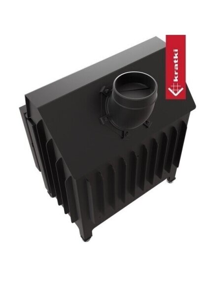 Kratki plieninis židinys Zibi 11 L/BS, 11kW 4