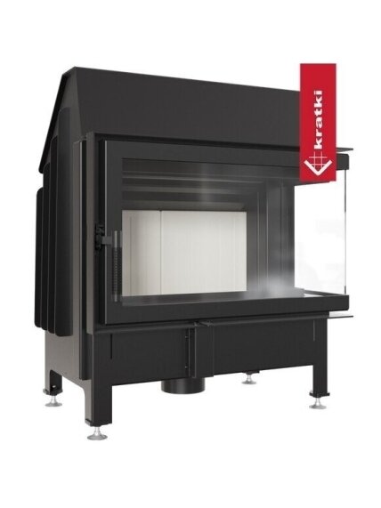 Kratki plieninis židinys Zibi 11 P/BS, 11kW 3 Kratki plieninis židinys Zibi 11 P/BS, 11kW 3