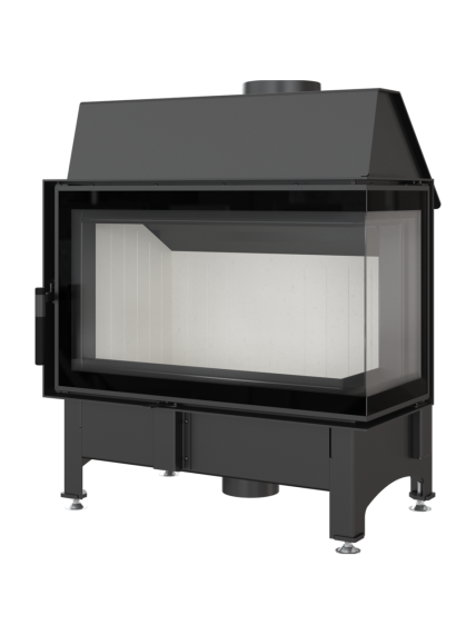 Kratki plieninis židinys Zibi 11 P/BS DECO 11kW 1