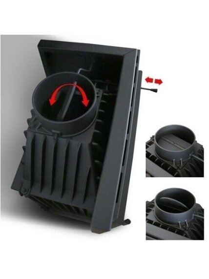 Kratki ketinis židinys Zuzia ECO 12 P/BS DECO 12kW 4 Kratki ketinis židinys Zuzia ECO 12 P/BS DECO 12kW 4