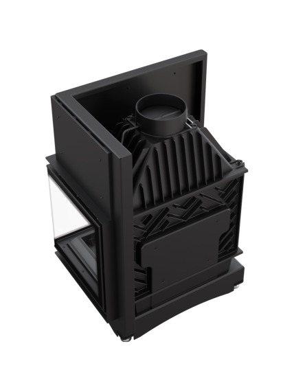Kratki ketinis židinys Zuzia ECO 12 P/BS DECO 12kW 1
