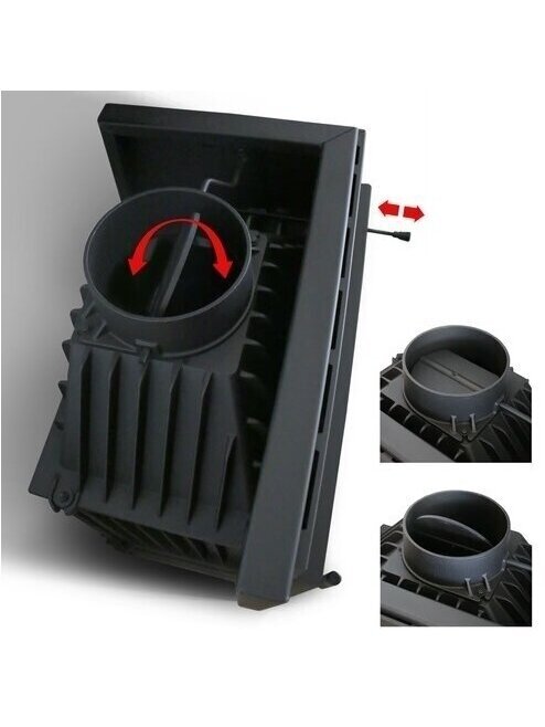 Kratki ketinis židinys Zuzia ECO 12 P/BS DECO 12kW 4