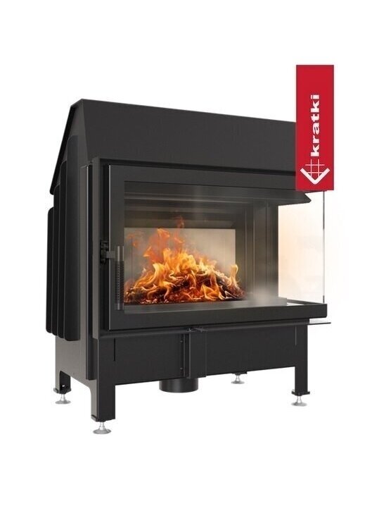 Kratki plieninis židinys Zibi 11 P/BS, 11kW