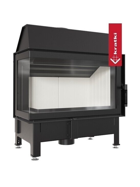 Kratki plieninis židinys Zibi 11 L/BS, 11kW 2