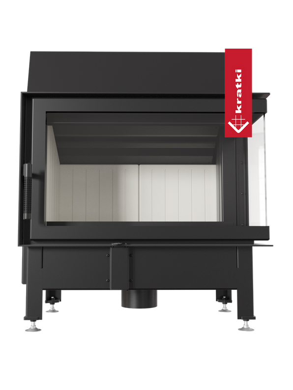 Kratki plieninis židinys Zibi 11 P/BS, 11kW 1