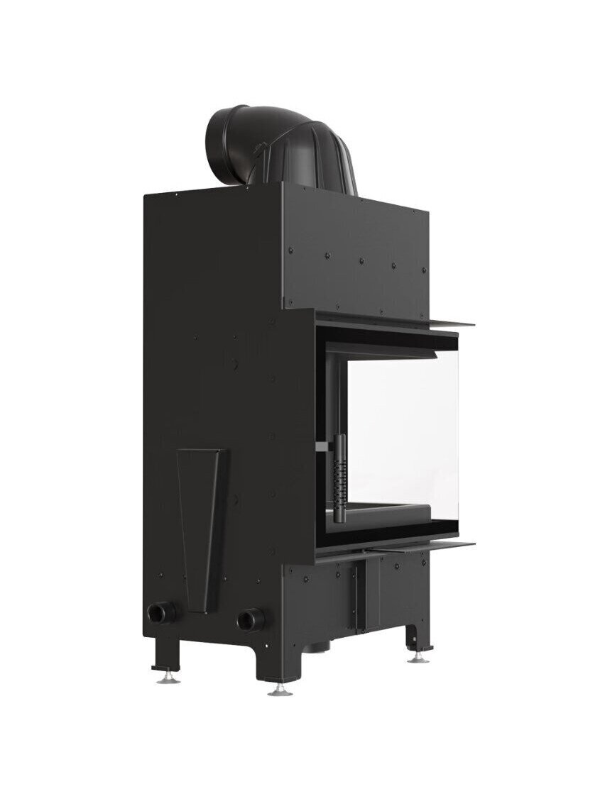 Kratki plieninis židinys Floki S P/BS 8,0kW, kampinis 1 Kratki plieninis židinys Floki S P/BS 8,0kW, kampinis 1
