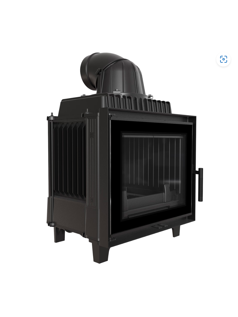 Kratki ketinis židinys Franek 10 Deco 10kW 1