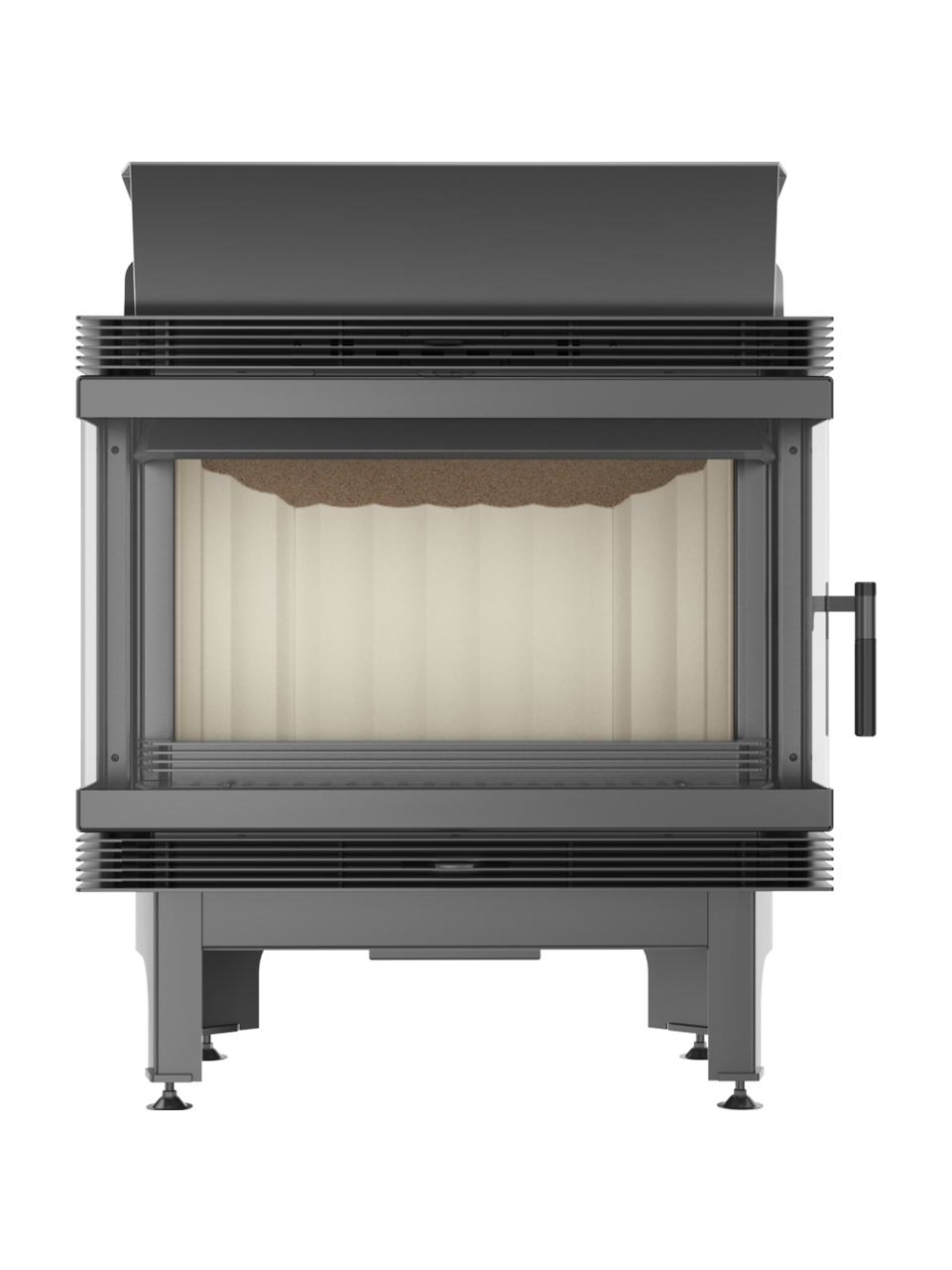 Kratki plieninis židinys Blanka 11 L/P BS 11,0kW Kratki plieninis židinys Blanka 11 L/P BS 11,0kW