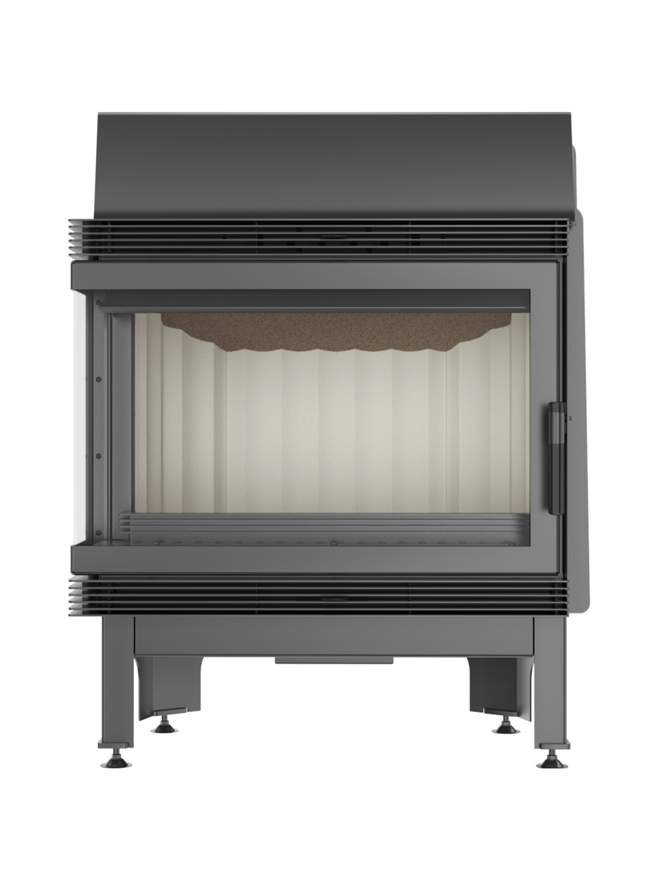 Kratki plieninis židinys Blanka 11 P/BS 11,0kW 2 Kratki plieninis židinys Blanka 11 P/BS 11,0kW 2
