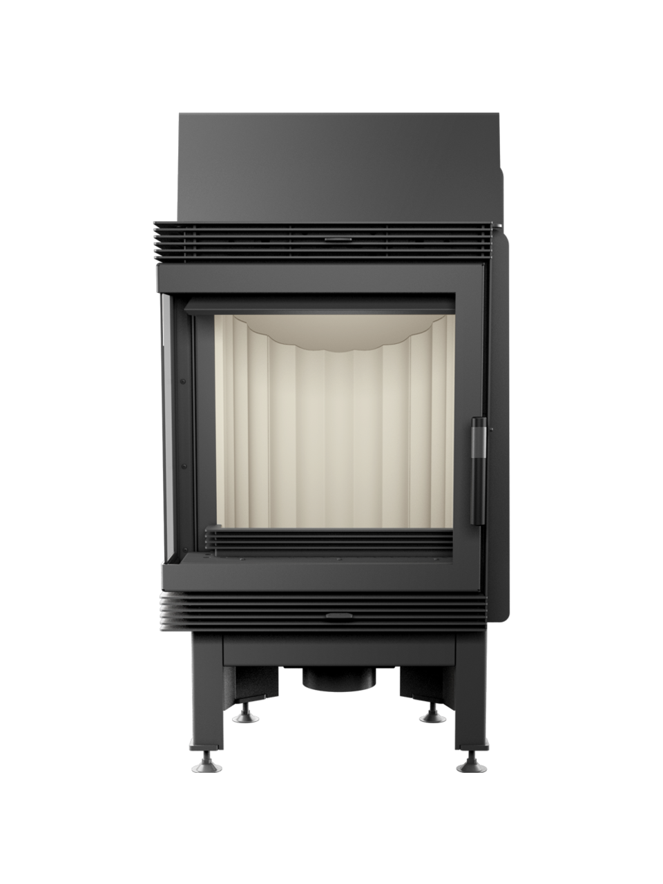 Kratki plieninis židinys Blanka 8 L/BS 8,0kW 1