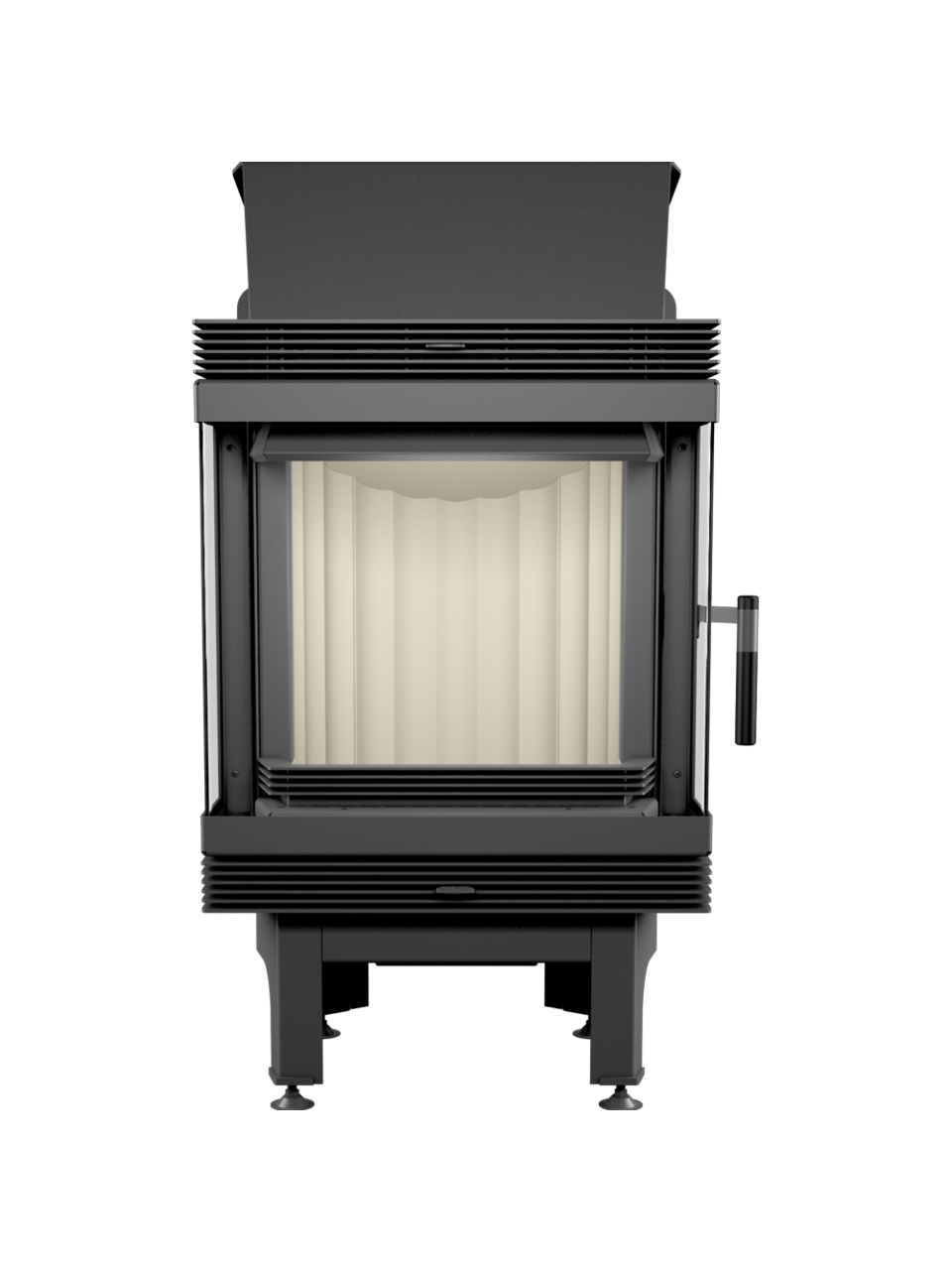 Kratki plieninis židinys Kratki Blanka 8 L/P/BS 8,0kW 1 Kratki plieninis židinys Kratki Blanka 8 L/P/BS 8,0kW 1