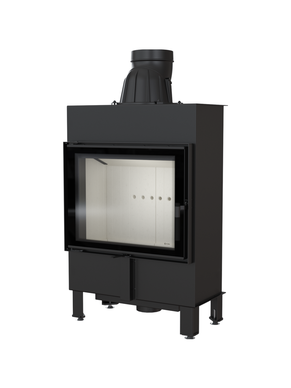 Kratki plieninis židinys Lucy Slim 12 12,0kW 1
