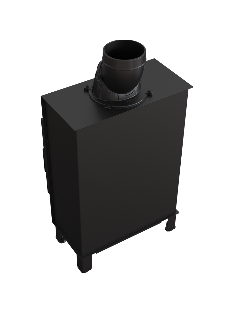 Kratki plieninis židinys Lucy Slim 12 12,0kW 3