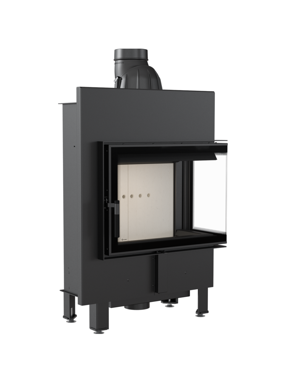 Kratki plieninis židinys Lucy Slim 12 P/BS 8,0kW 2 Kratki plieninis židinys Lucy Slim 12 P/BS 8,0kW 2