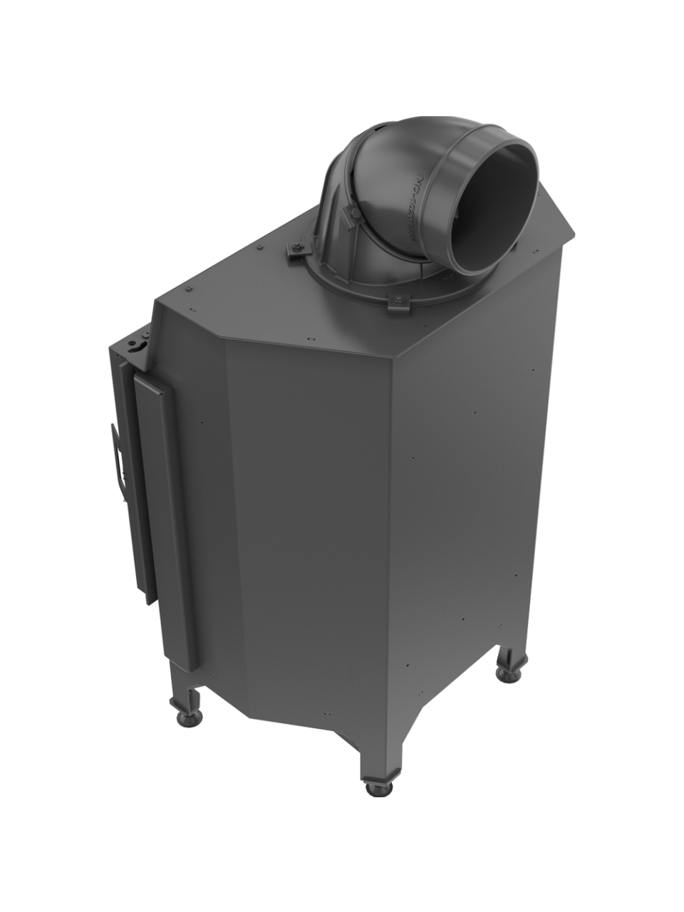 Kratki plieninis židinys Nadia 10 10,0kW 1