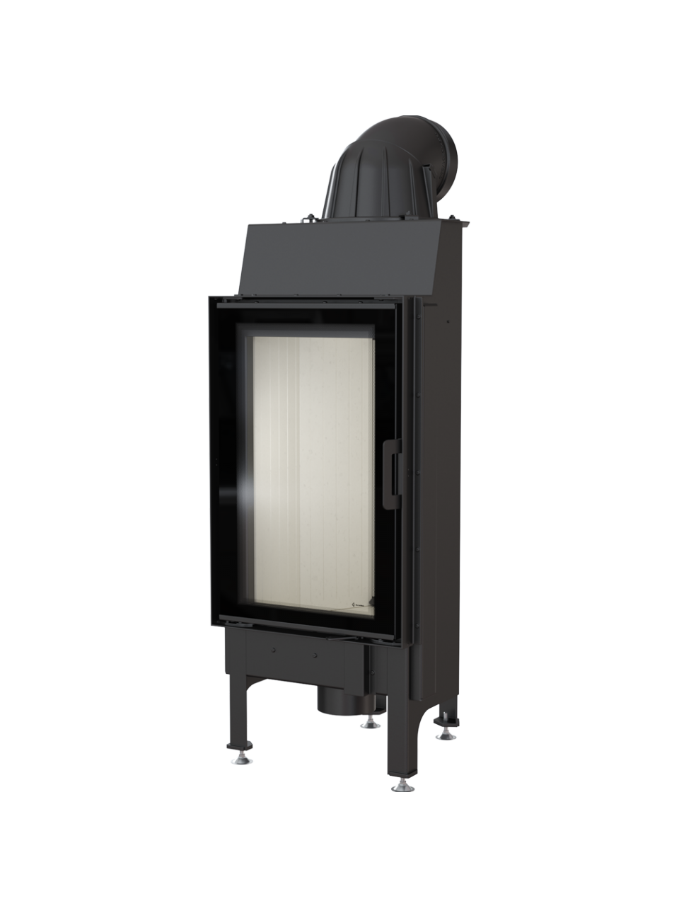 Kratki plieninis židinys Nadia 9 9,0kW 1