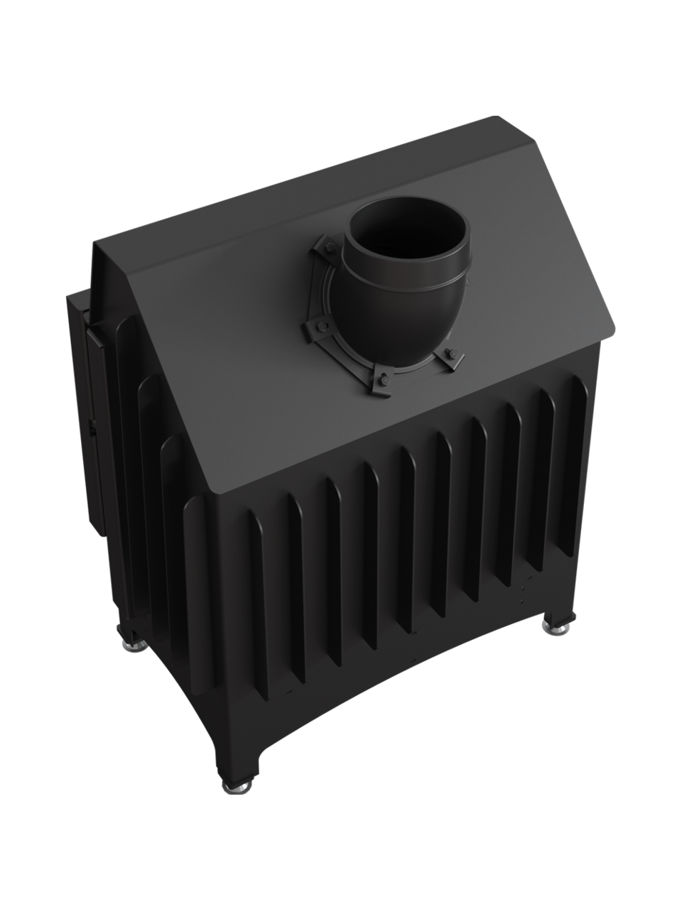 Kratki plieninis židinys Zibi 11 L/BS DECO 11kW 3