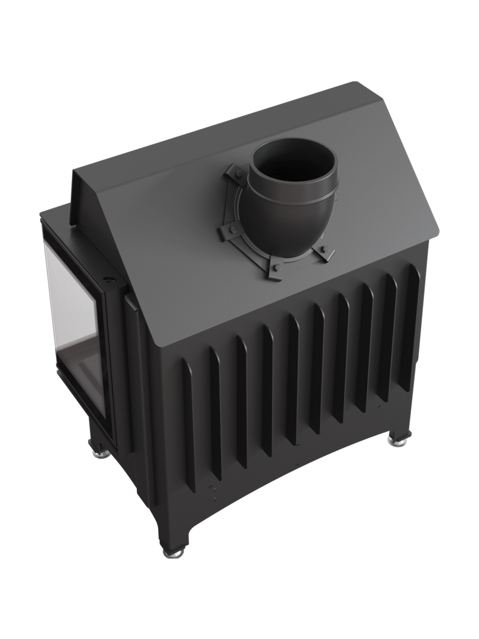 Kratki plieninis židinys Zibi 11 P/BS DECO 11kW 3 Kratki plieninis židinys Zibi 11 P/BS DECO 11kW 3