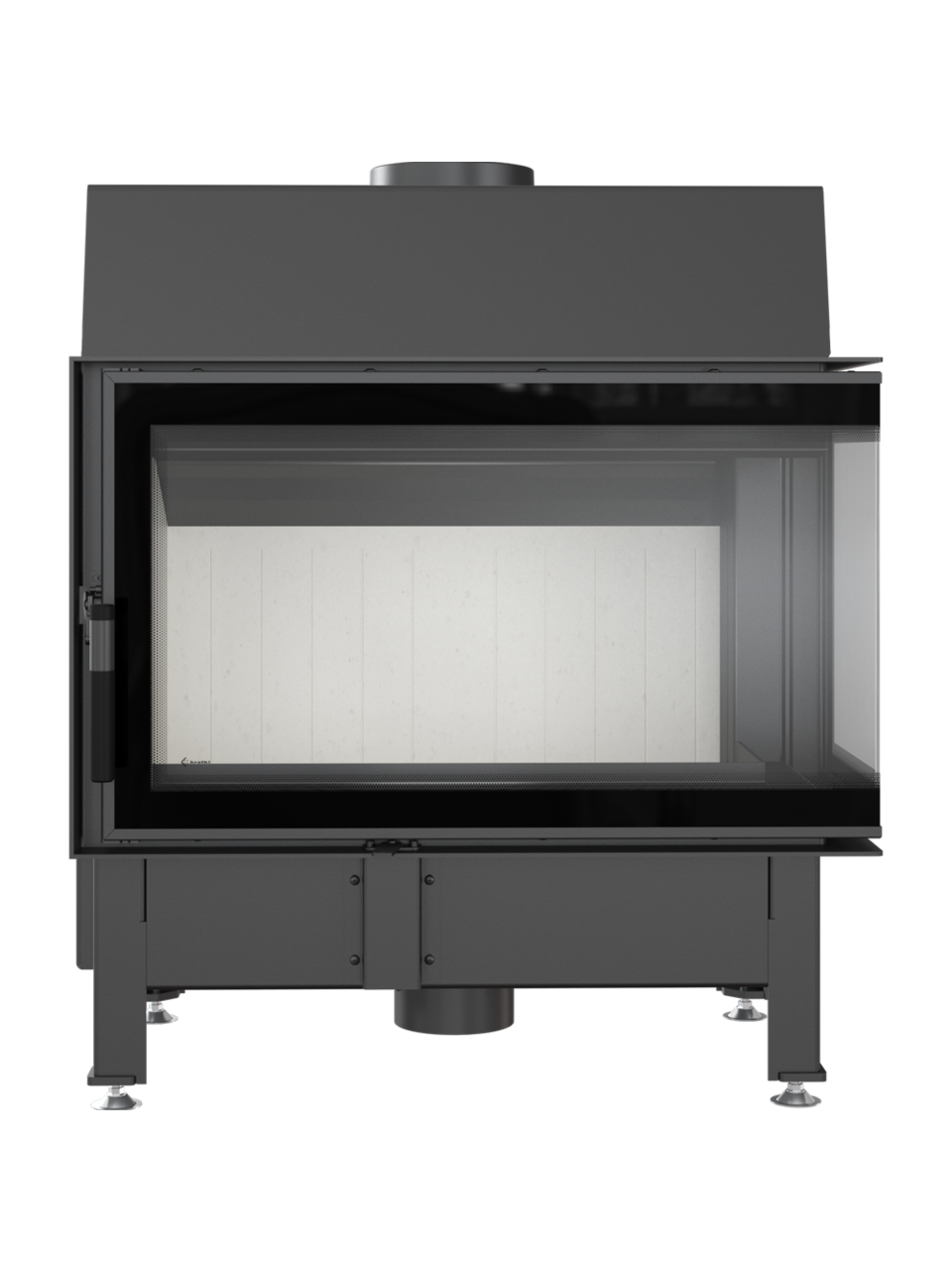 Kratki plieninis židinys Zibi 11 P/BS DECO 11kW 2 Kratki plieninis židinys Zibi 11 P/BS DECO 11kW 2
