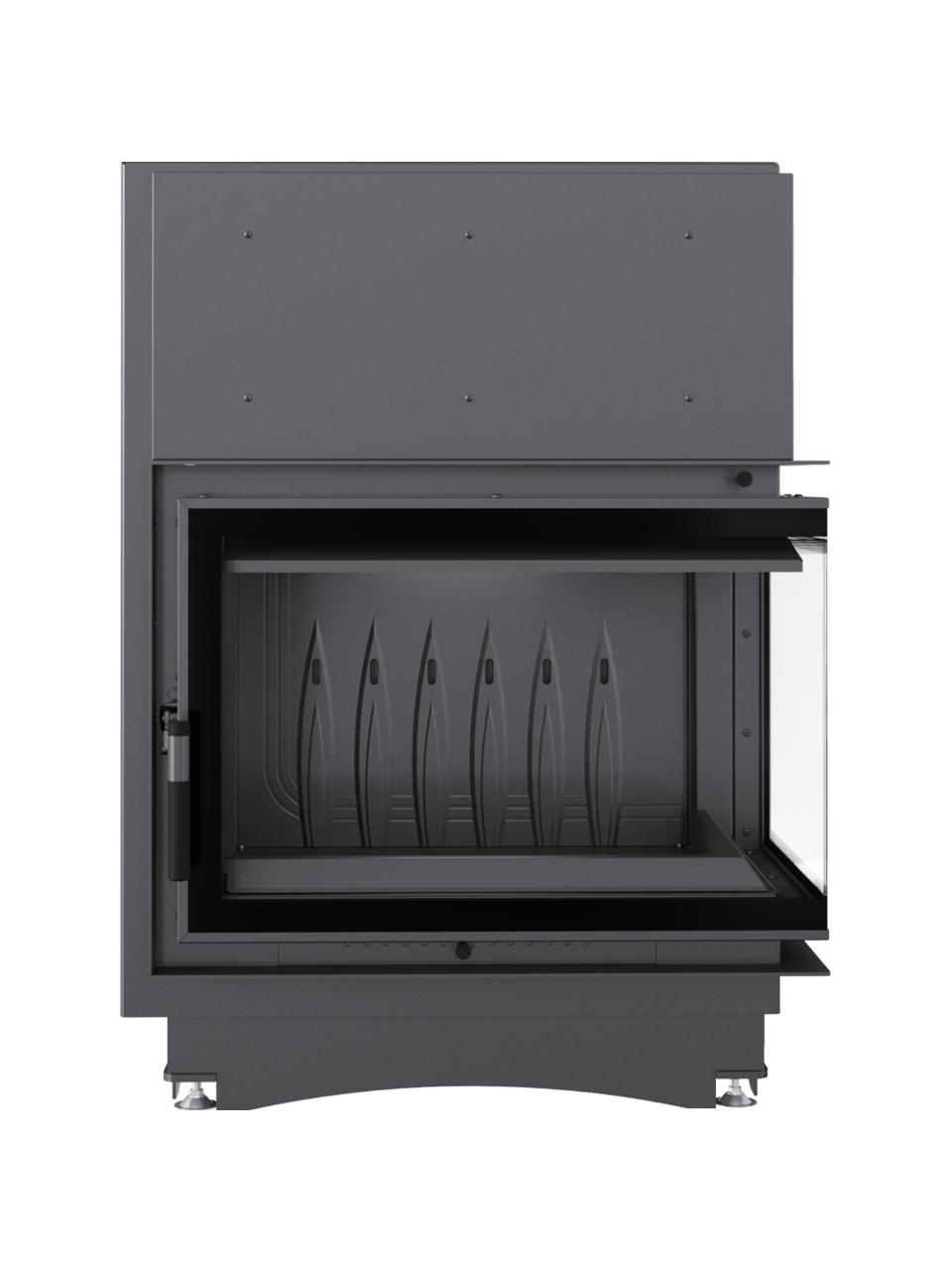 Kratki ketinis židinys Zuzia ECO 12 P/BS DECO 12kW 2